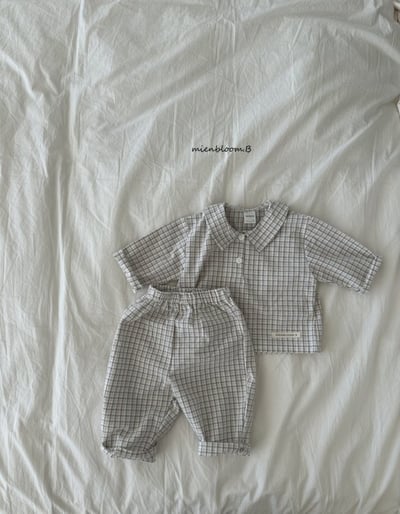 Bloom.b27｜(0m-7y) 經典格紋襯衫3