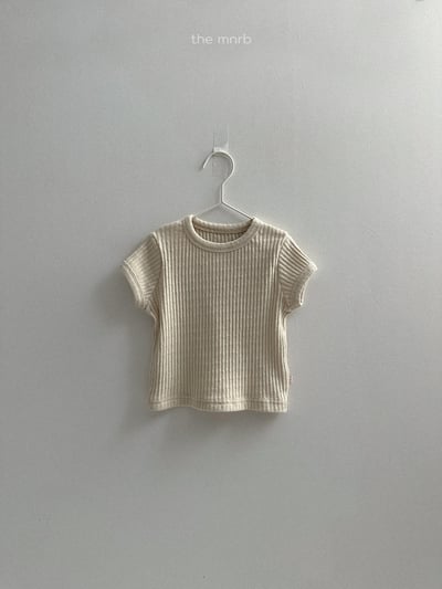 MiniRobe25｜(70-110) 羅紋短袖上衣6