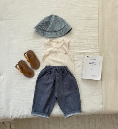 LePetitmot08｜(80-125cm) 小標無袖上衣6