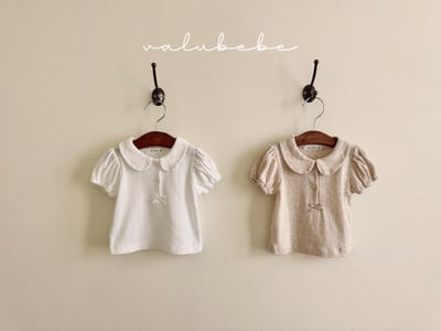 Valubebe 63｜(65-90cm) 翻領泡泡袖上衣1