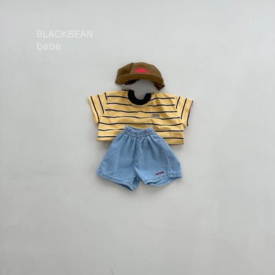 BEAN14｜(65-80cm) 短袖上衣吊帶褲套裝4