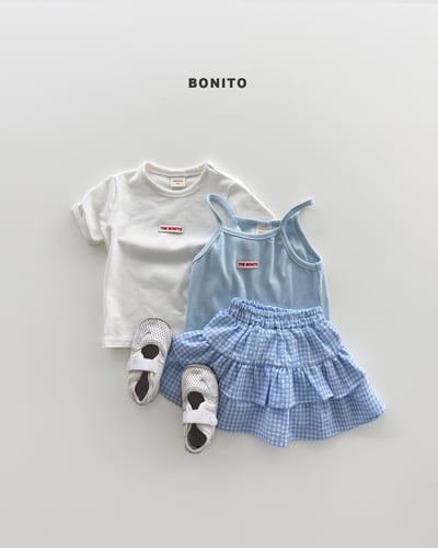 Bonito50｜(75cm-125cm) 6色繽紛色彩小標上衣17