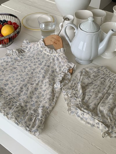 JE47｜(73-100cm) 無袖碎花套裝21