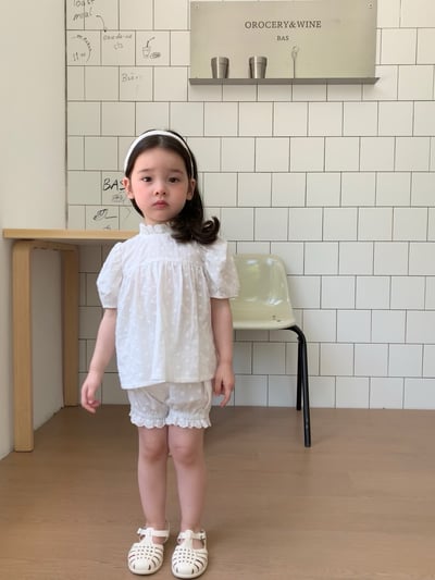 JE40｜(80-120cm) 刺繡小花套裝4