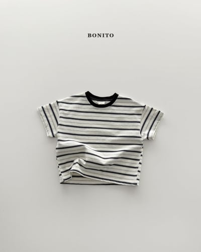 Bonito56｜(75cm-125cm) 2色變色條紋上衣4