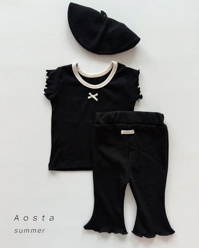 AOSTA03｜(6m-5y) 4色木耳邊果凍褲7