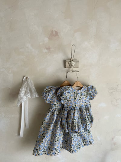Anne Shirley38｜(3m-22m) 2色夏日刺繡花卉包屁衣20