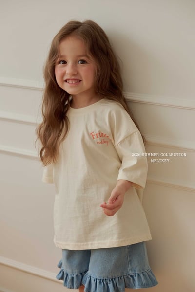 Melikey01｜(75-125cm) 韓風水果印花上衣17