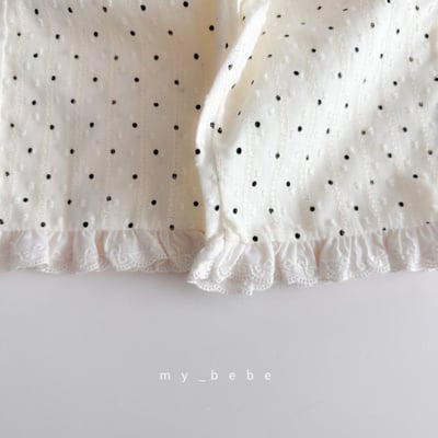 my_bebe30｜(80-120cm) 蕾絲邊直筒長褲17