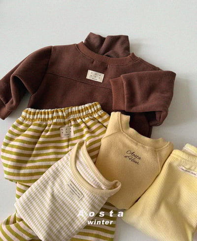 AOSTA57｜(6m-5y) 羅紋圓領上衣16