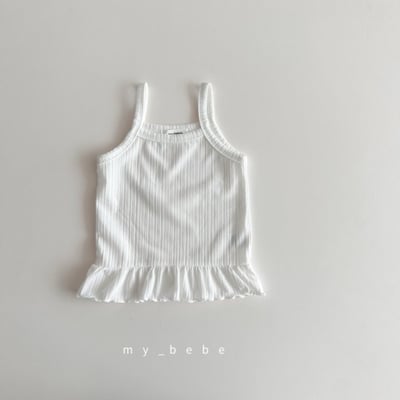 my_bebe33｜(80-120cm) 荷葉捲邊細肩背心19