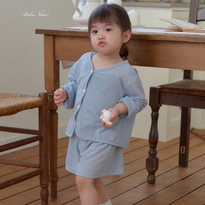 bebe nine47  (65cm-115cm) 3色素色簡約三件組15