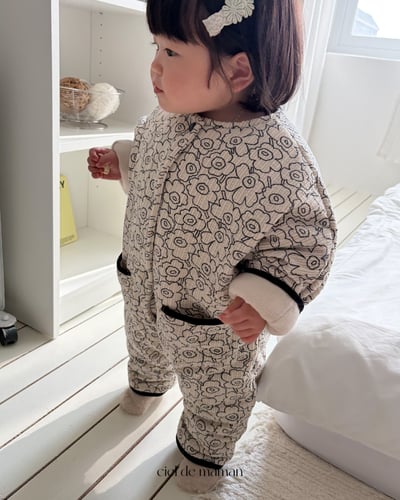 Cieldemaman03｜(6M~15M)  2色小碎花連身服13