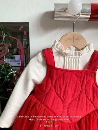 JE 397｜(73-110cm)  打條木耳領上衣5