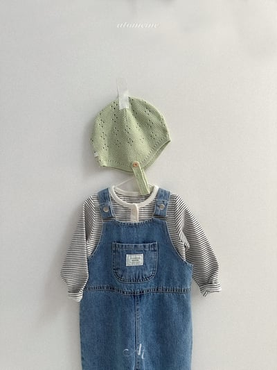 Atomeme20｜(70-110) 亨利領條紋上衣8