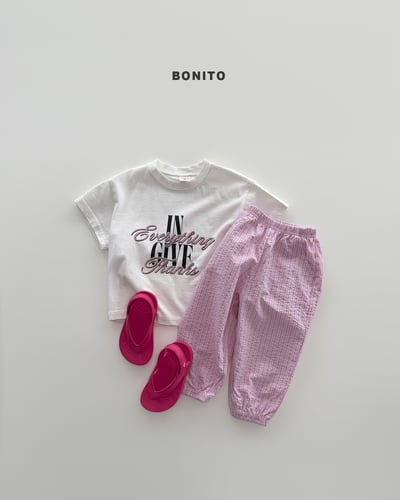 Bonito16｜(75cm-125cm) 2色清晰字母上衣6