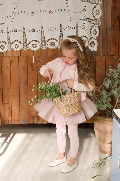 FLO28｜(75-140) 4色蕾絲內搭緊身褲3