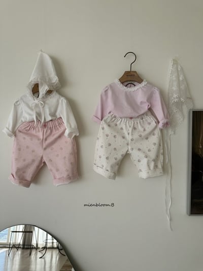 Bloom.b06｜(0m-7y) 春日蕾絲花邊領上衣12