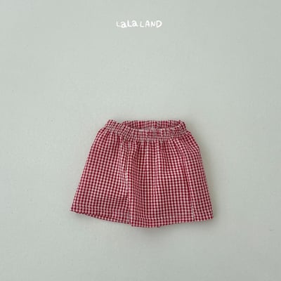 lala land66｜(75-120cm) 4色格紋短褲16
