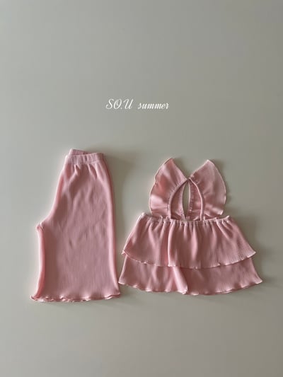 SO.U22｜(6m-4y) 荷葉細條套裝7