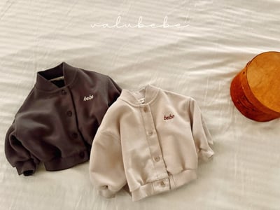 Valubebe34｜(65-90) 棒球開襟外套18