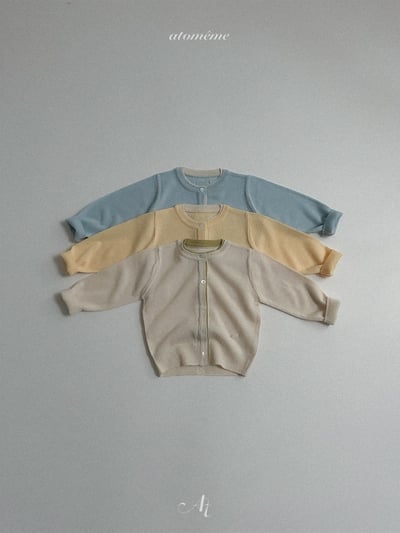 Atomeme22｜(70-110) 撞色針織開襟外套4