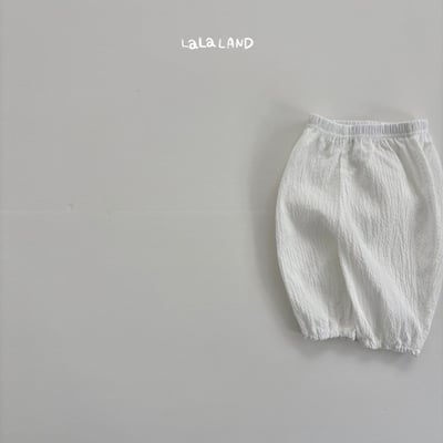lala land09｜(3m-18m) 2色棉麻縮口褲21