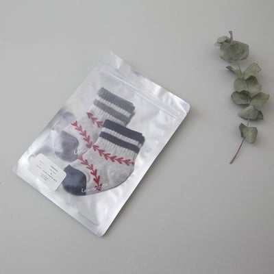 LEMONADE61｜(55cm-85cm) 1色棒球造型襪兩雙組15