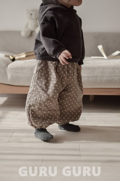 GURU GURU21｜(6m-24m) 3色波點縮口褲10