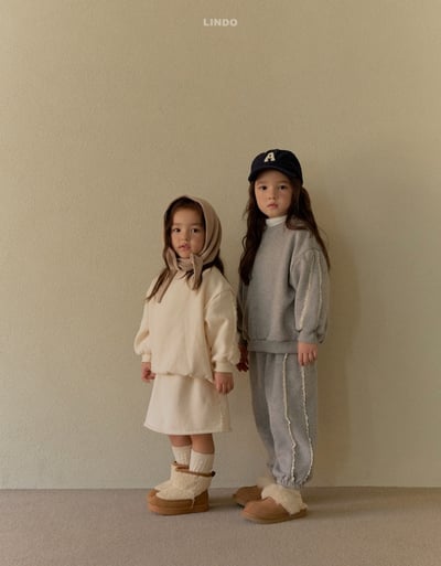 Lindo62｜(80cm-125cm) 蕾絲休閒縮口褲15