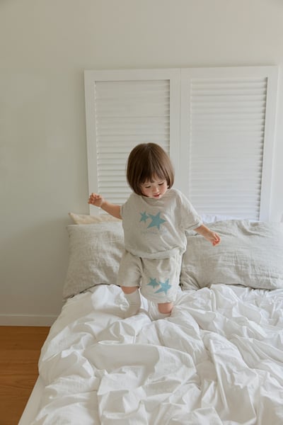 onu13｜(70cm-115cm) 星星印花棉褲7