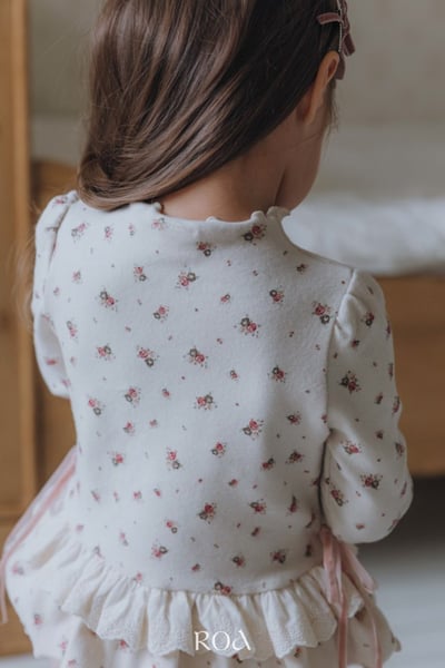 ROA22｜(80cm-120cm) 2色蕾絲蛋糕裙擺上衣9