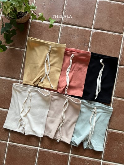 thelala12｜ (70-115) 五分素面緊身褲7