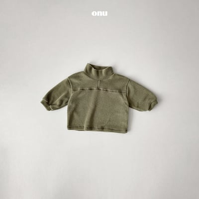 onu 41｜(70cm-115cm) 抓絨中領上衣4