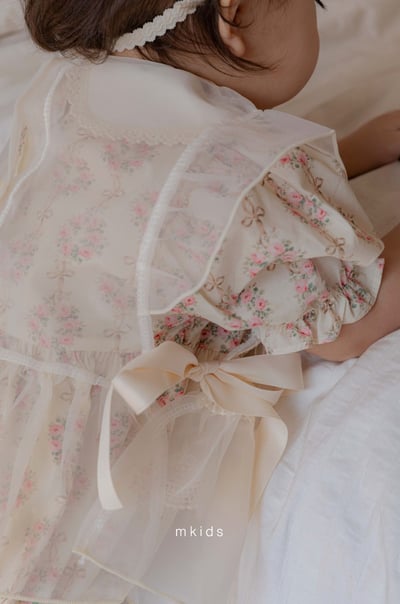 M-KIDS50｜(65-115cm) 蕾絲薄紗背心10