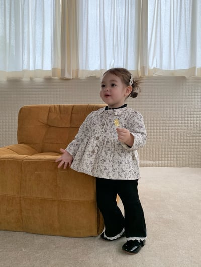 JE604｜(66cm-100cm) 紫碎花鋪棉包屁衣/傘狀外套12