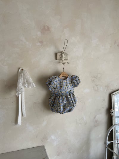 Anne Shirley38｜(3m-22m) 2色夏日刺繡花卉包屁衣24
