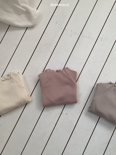 Bebe holic33｜(3m-18m) 木耳邊上衣5