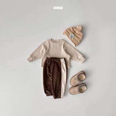 onu 24｜(70cm-115cm) 波點線條縮口褲8