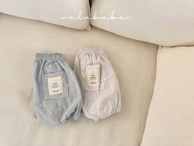 Valubebe 38｜(65-80cm) 線條口袋短褲3