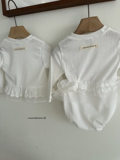 Bloom.b40｜(0m-18m) 蕾絲裙擺包屁衣3