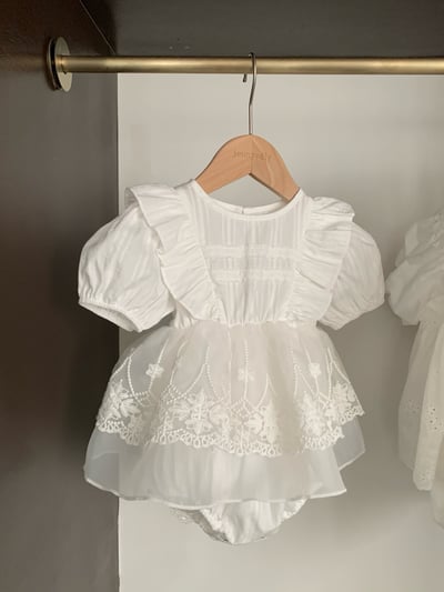 JE37｜(66-90cm) 蕾絲花邊包屁衣6