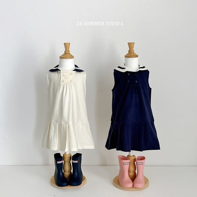 vivid31｜(78cm-125cm) 2款海軍無袖水手連身裙4