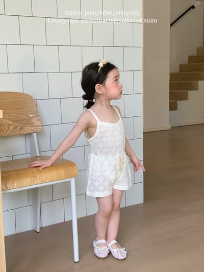 JE15｜(80-120cm) 透氣細肩連身衣4