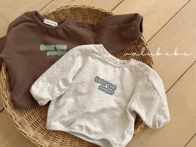 Valubebe41｜(65-90) 英字休閒上衣12