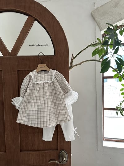 Bloom.b34｜(0m-7y) 蕾絲緞帶緊身褲7