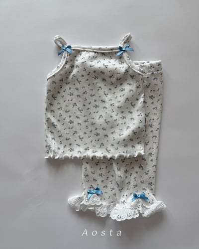 AOSTA40｜(6m-5y) 3款山茶花細肩小可愛6