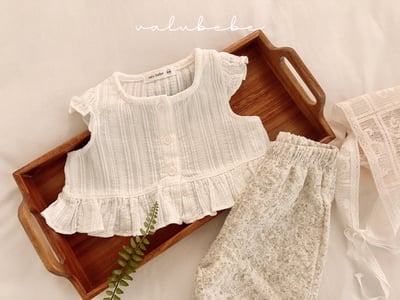 Valubebe 33｜(65-90cm) 泡泡袖方領襯衫6