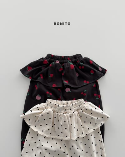 Bonito05｜(75cm-125cm) 2款荷葉裙邊長褲2