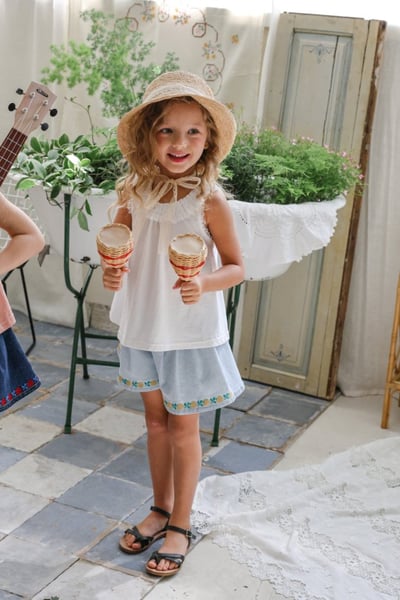 FLO26｜(75-140) 蕾絲胸皺背心22